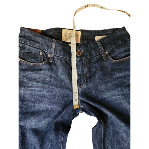 Dylan George & Co. Low Rise Diane Hippie Flare Jeans Women's Size 27 Dark Wash - Picture 6 of 7